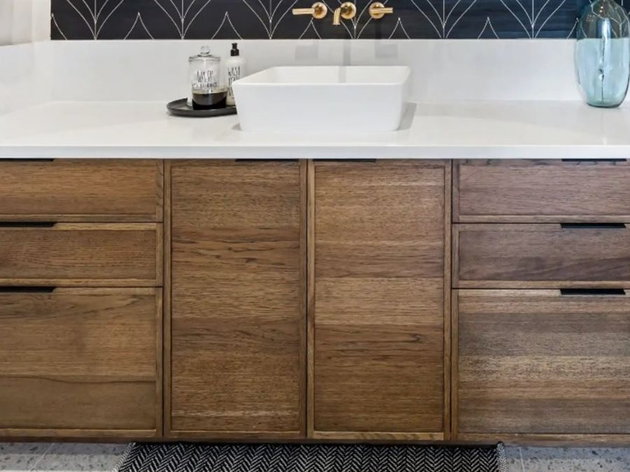 Professional cabinet installation in a custom kitchen Bend Oregon